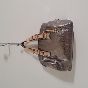 Michael Kors Metallic Monogramed Bag